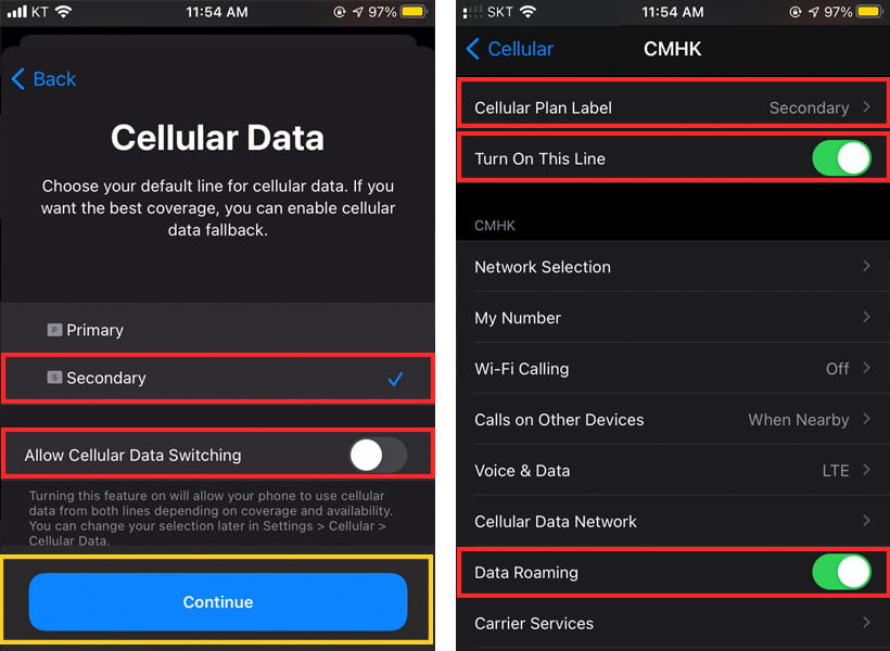 How can I install an eSIM plan?